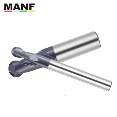 HRC60 2 Flute Ball Nose End Mill
